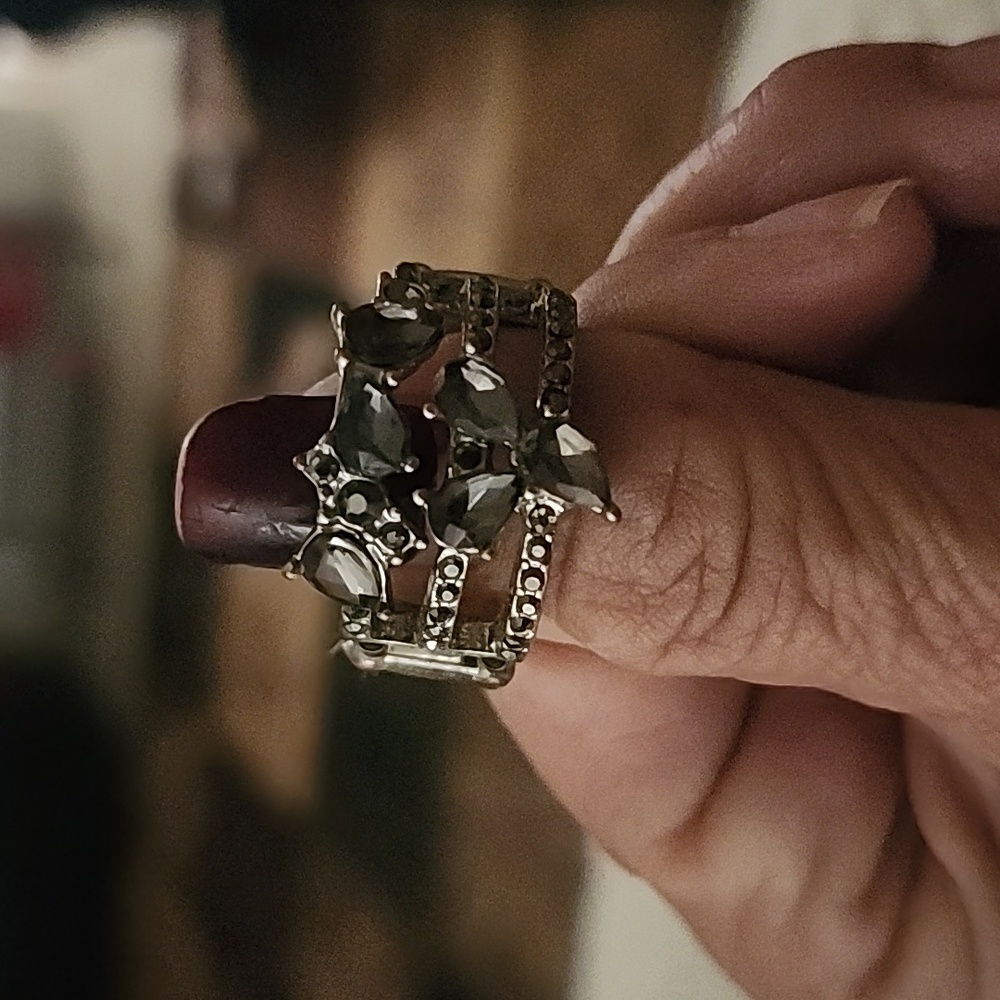 Stunning Marble Fashion Ring